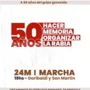 A 50 a�os del golpe, organismos de derechos humanos convocan a una vigilia y marcha en Mendoza