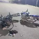 Dos accidentes con motos en Lavalle en menos de una hora dejaron heridos y a una mujer grave