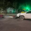 Una motociclista resultó gravemente herida tras chocar con una camioneta en Guaymallén