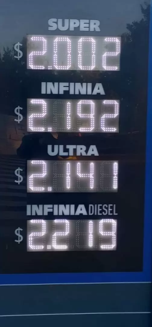 Nuevo aumento