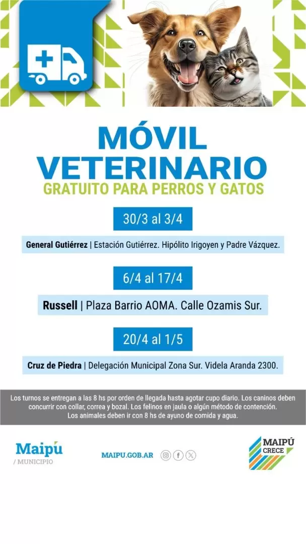 M�vil veterinario Maip�