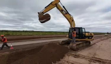 obras en la ruta 35