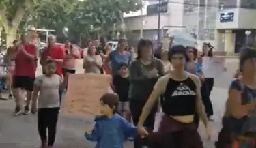 manifestaci�n rivadavia