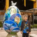 Doce artistas intervendr�n huevos gigantes en vivo en el centro comercial Palmares
