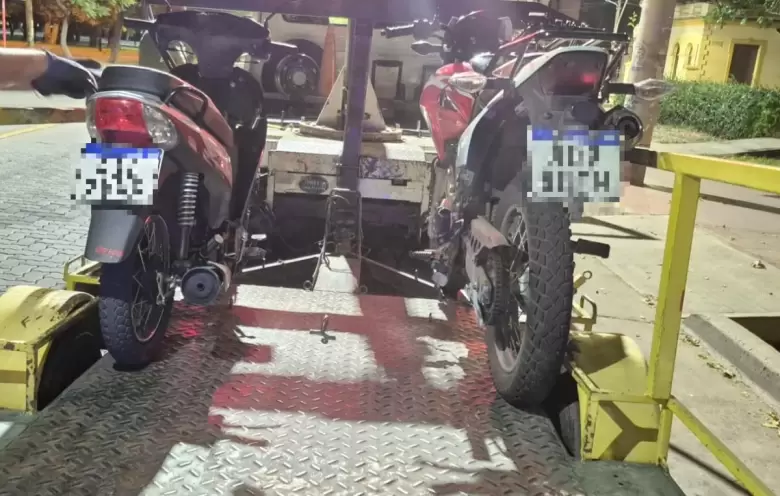 Motos secuestradas