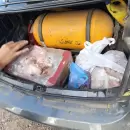 Encontraron carne en mal estado dentro de un auto en San Mart�n y la decomisaron