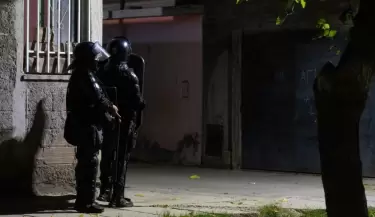 operativo en el barrio La Gloria