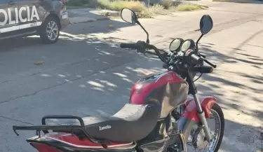 Moto secuestrada