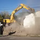Guaymallén concretó su primera demolición de un inmueble vinculado al delito