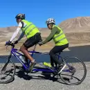 Dos deportistas ciegos de Mendoza unieron el Pac�fico con el Atl�ntico en bicicleta