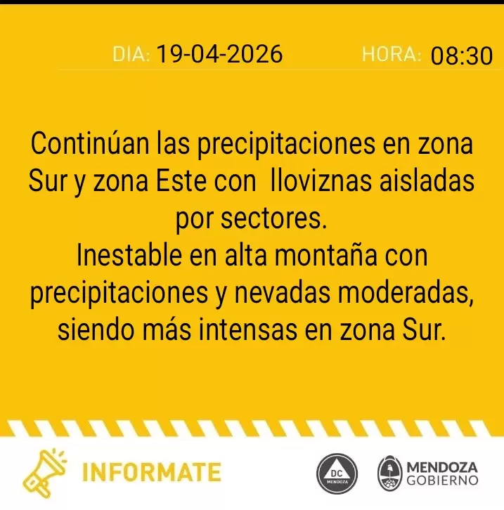 pron�stico 19 de abril