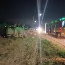 Vuelco en Lavalle con alcoholemia positiva: una conductora y su acompa�ante resultaron heridas