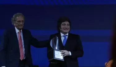 Milei en la Fundaci�n Libertad