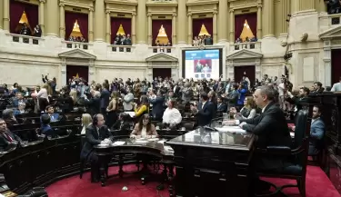 Manuel Adorni en el Congreso