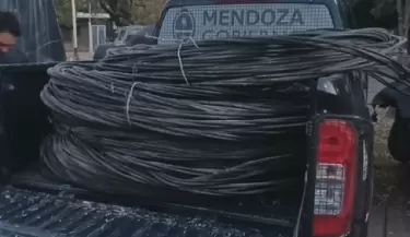 secuestro de cables en Luj�n