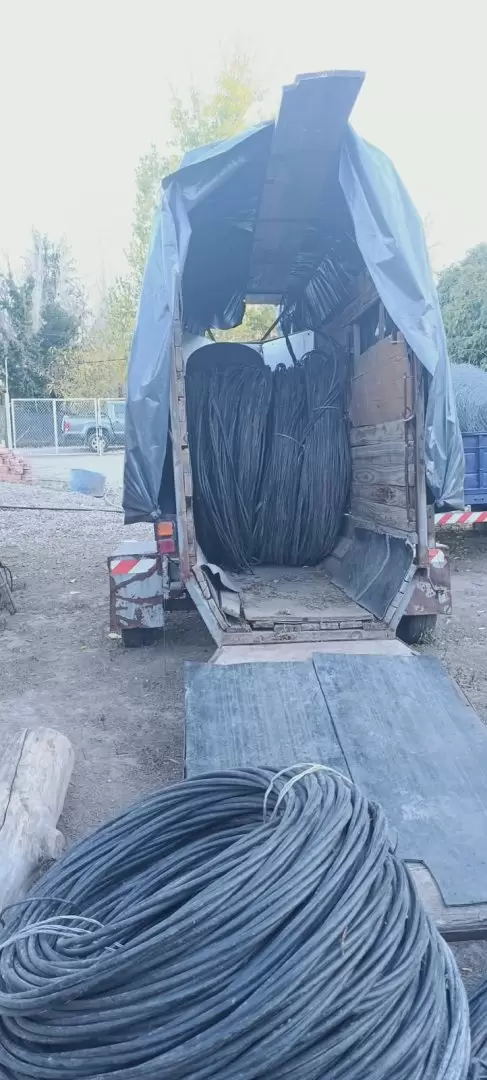 secuestro de cables en Luj�n
