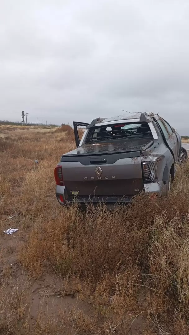 vuelco en la ruta 7