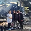 Incendio en San Carlos: conmovedor pedido de ayuda de una mujer y sus tres hijas