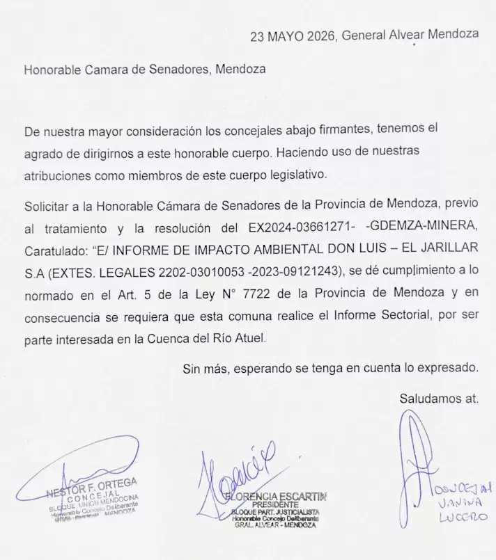 hcd general alvear