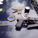 Detuvieron a un hombre que llevaba una pistola y droga en el Parque San Martín