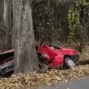 Chocó contra un árbol en Guaymallén, cayó a una acequia y murió en el lugar