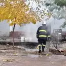 Se incendi� una vivienda de Guaymall�n: cuatro personas hospitalizadas, entre ellas una menor