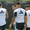El día después del hat-trick: Messi se entrenó con baja intensidad pensando en Austria