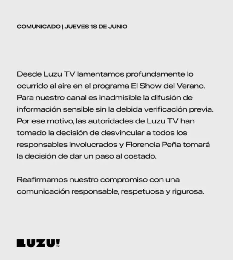 comunicado luzu