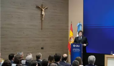 Javier Milei en Espa�a