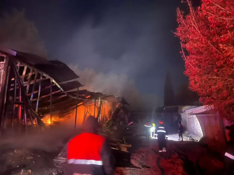Incendio en un caf� de especialidad de Uspallata