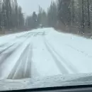 (Video) Por acumulaci�n de nieve y rutas congeladas, piden m�xima precauci�n para circular