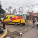 Un motociclista y su acompa�ante chocaron con un auto en Las Heras y quedaron heridos