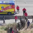 As� fue el dram�tico rescate de un hombre que se arroj� al canal Cacique Guaymall�n