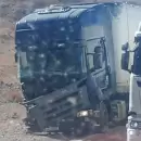 Violento choque entre dos camiones en la ruta 7: una maniobra que pido ser una tragedia