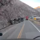 El vuelco de un camión complicó el tránsito en el paso a Chile