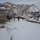 Rescataron a cuatro personas que estaban extraviadas en el Cerro Penitentes