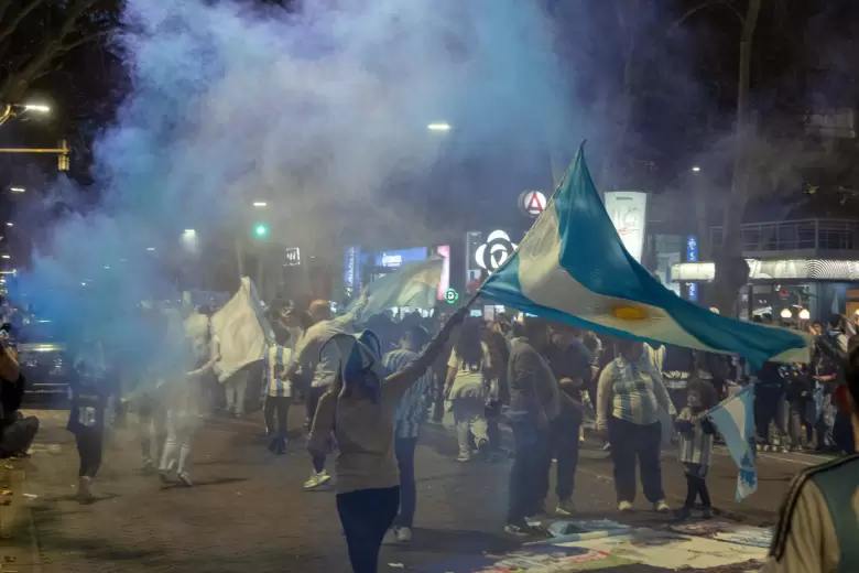 Festejos Argentina semifinal