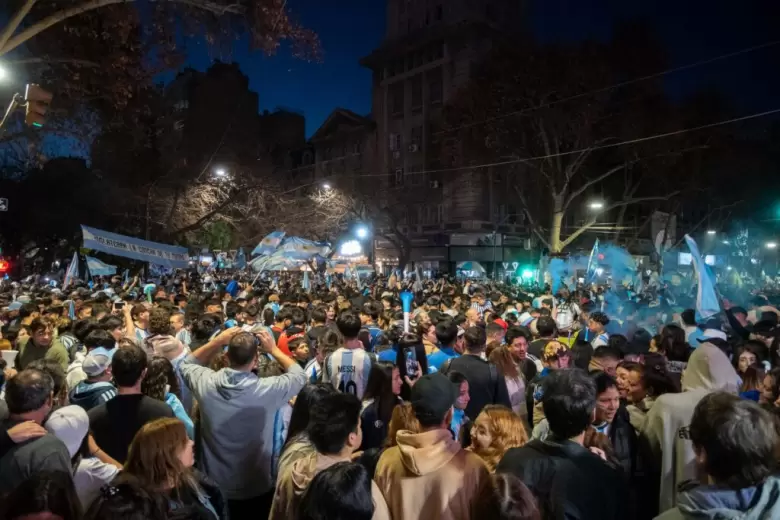 Festejos Argentina semifinal