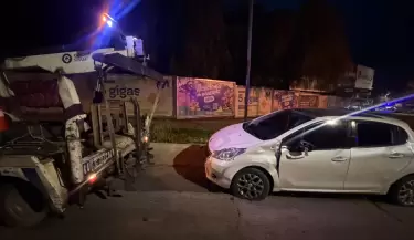 Choque en Godoy Cruz
