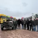 Las Heras particip� de la entrega de alimentos a camioneros varados por el temporal en la alta monta�a