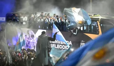 selecci�n argentina recibimiento
