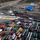 Ratificaron el cierre del paso a Chile y hay casi 1.500 camiones varados a la espera de cruzar