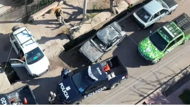Operativo en El Challao